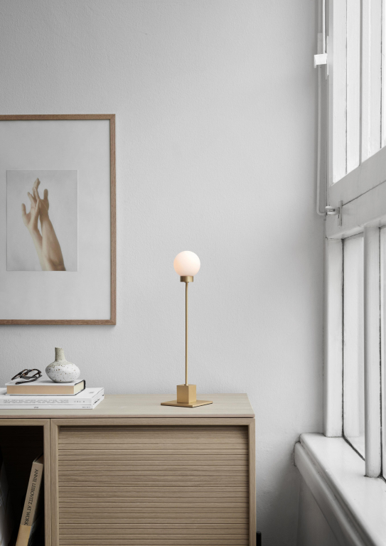 Northern Snowball tafellamp zwart