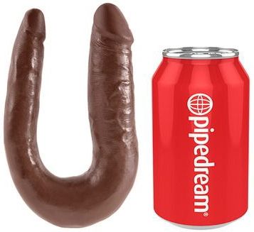 Pipedream - King Cock - Double Trouble - Medium - Brown