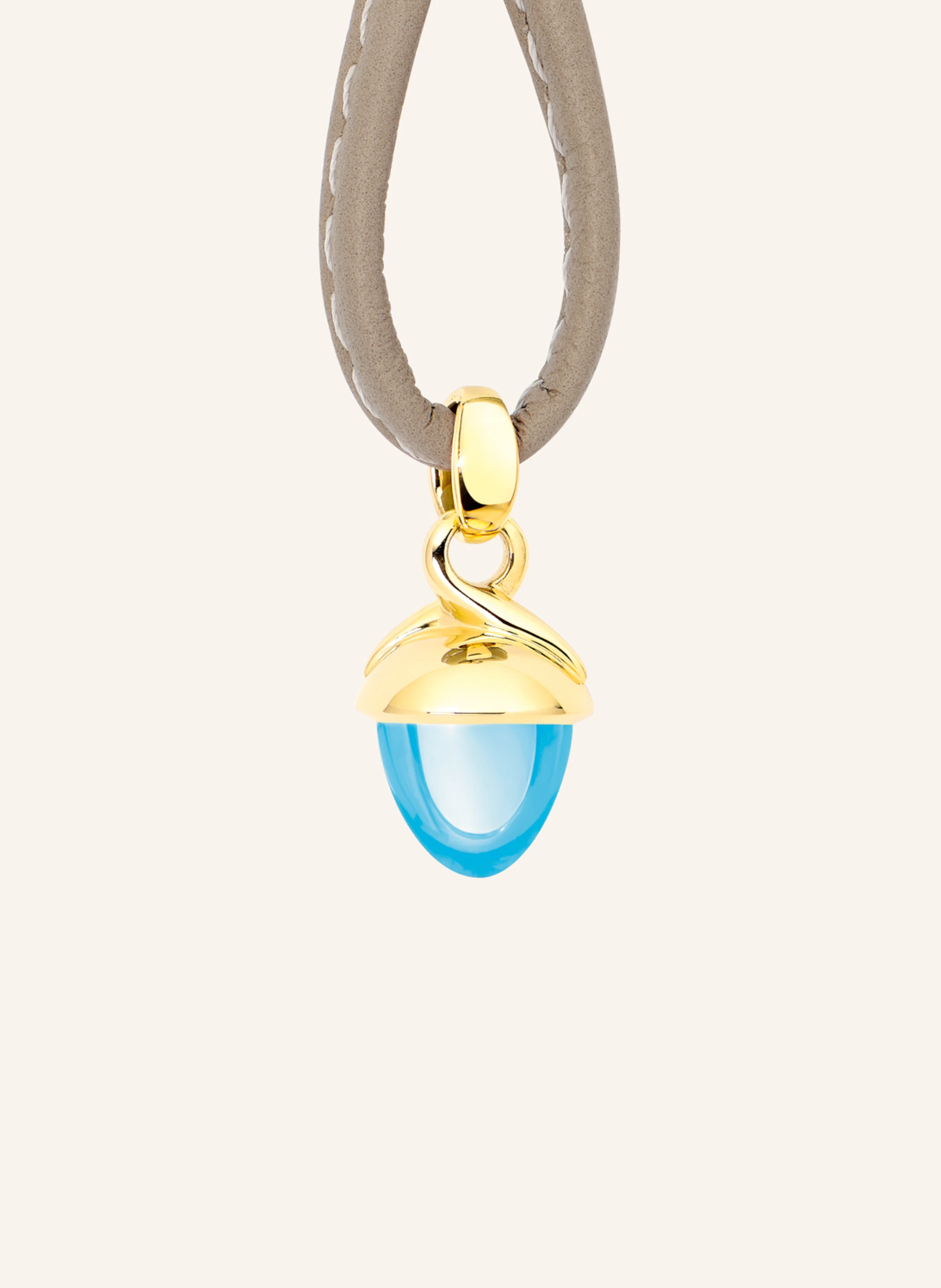 TAMARA COMOLLI Anhänger PENDANT MIKADO BOUQUET SWISS TOPAZ aus 18K Gelbgold mit Swiss Topas