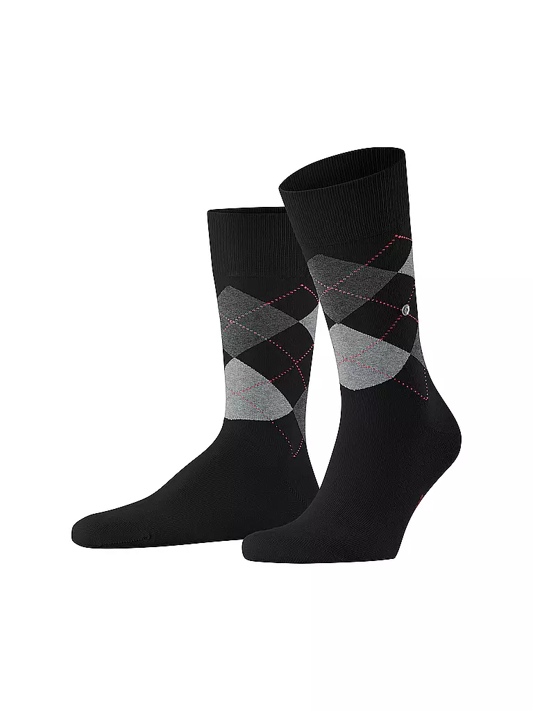 BURLINGTON Herren Socken 3-er Pkg. BRITISH BOX 40-46 sortiment schwarz