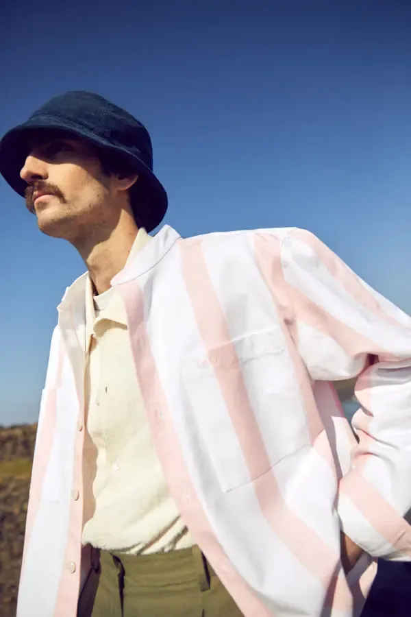 Chemise Oversize Rayée En Coton Later