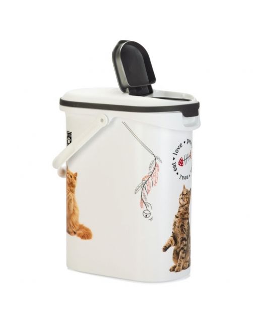 Curver Voercontainer Kat - Kattenvoerbewaarbak - 10 l