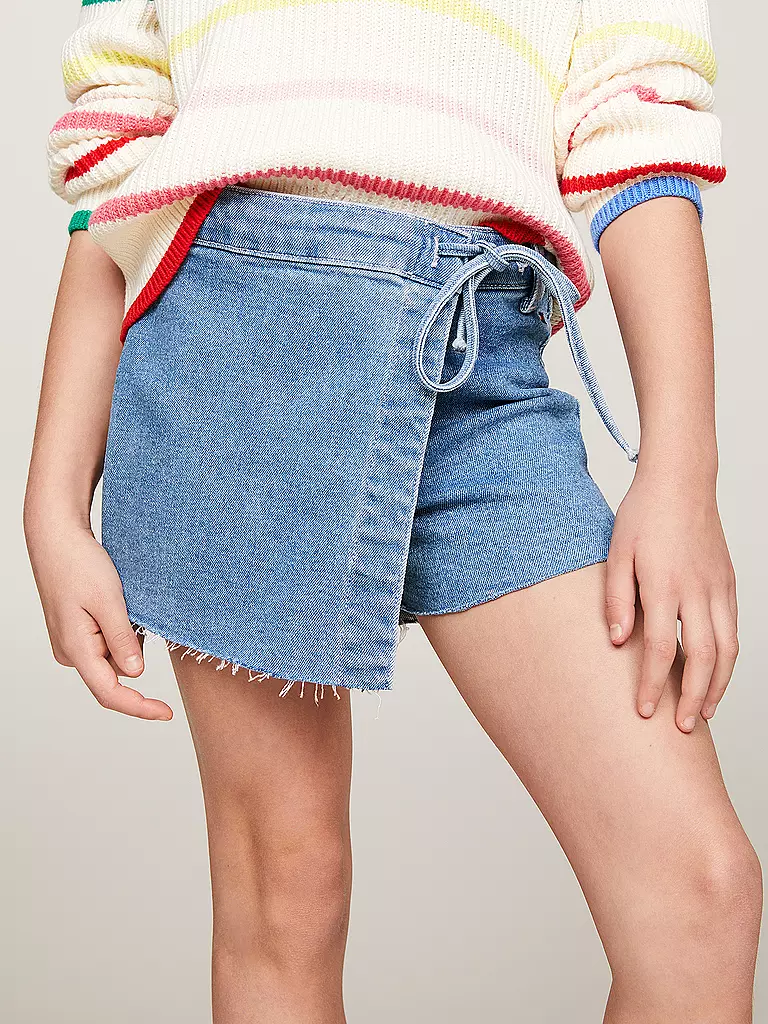 TOMMY HILFIGER Mädchen Hosenrock - Skorts  blau