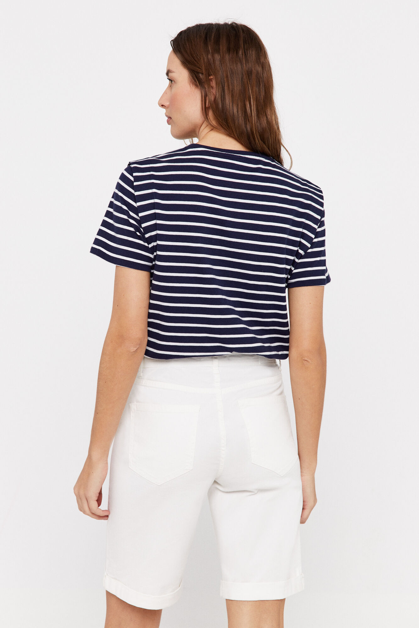 Bermuda jeans branca