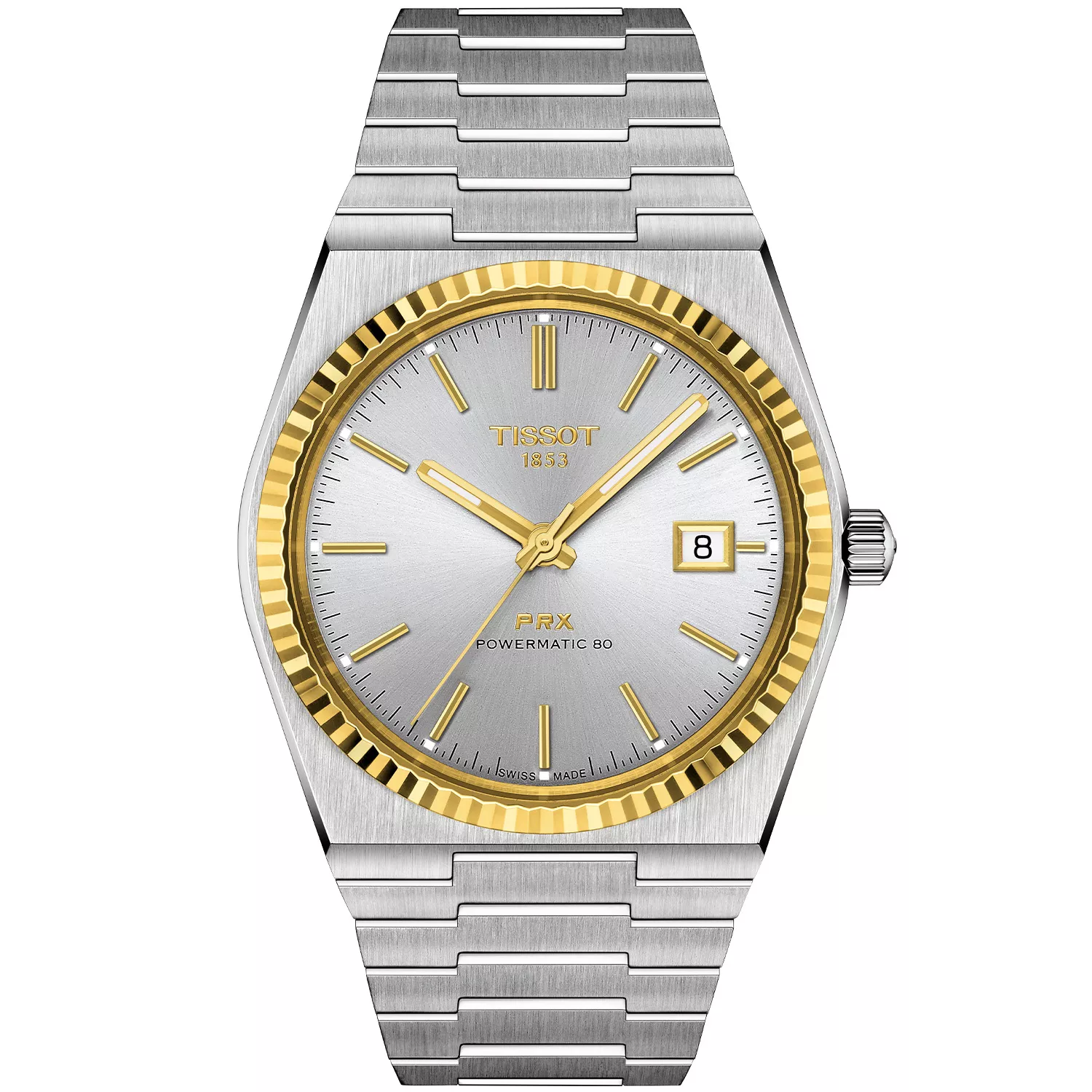Tissot PRX Powermatic 80 18K Gold Bezel T9314074103101