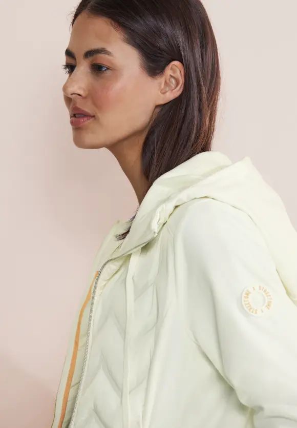 Softshell Jacke - snow cream