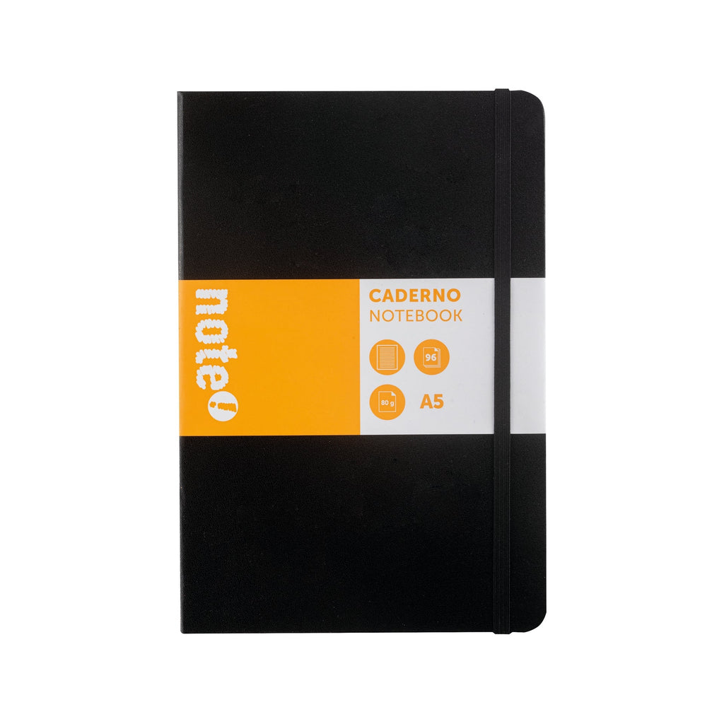 Caderno Agrafado com Elástico A5 Pautado