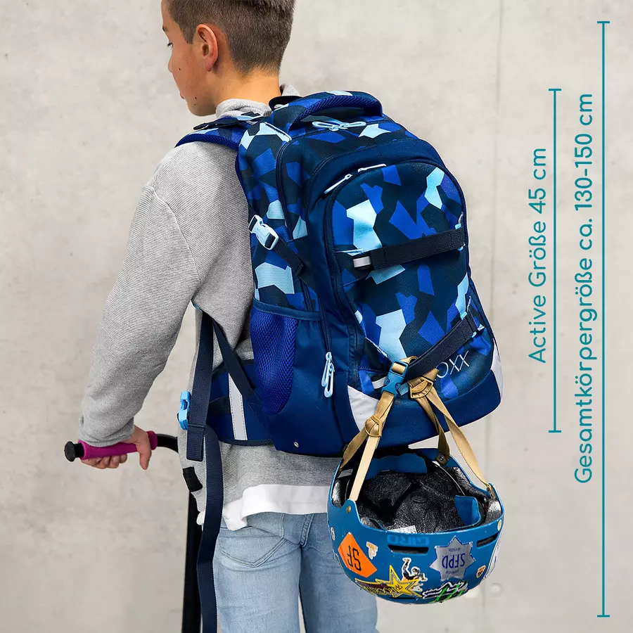 neoxx Active Schulrucksack Camo nation
