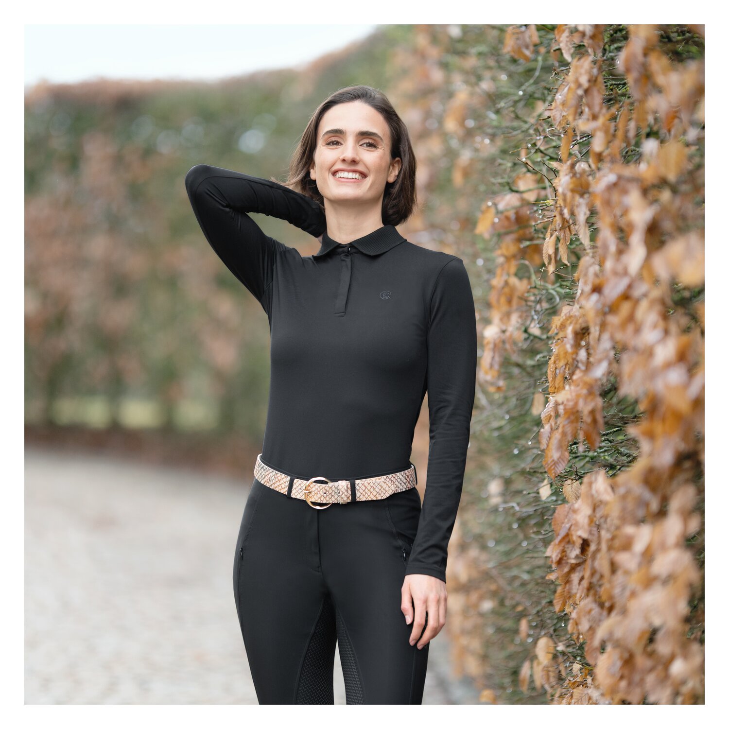 Cheval de Luxe Ledergürtel  - nude gold