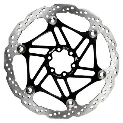Disque de Frein Flottant Hope V4 Vented 6 Trous Noir