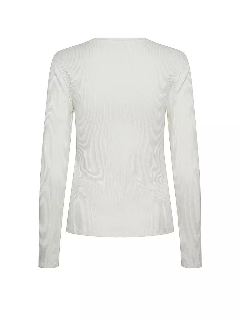 PIECES Langarmshirt PCRUKA creme