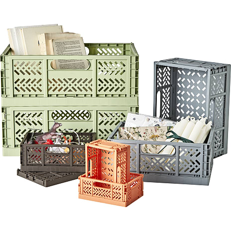 Salling foldekasser str. S (2-pak) – flere varianter – assorteret