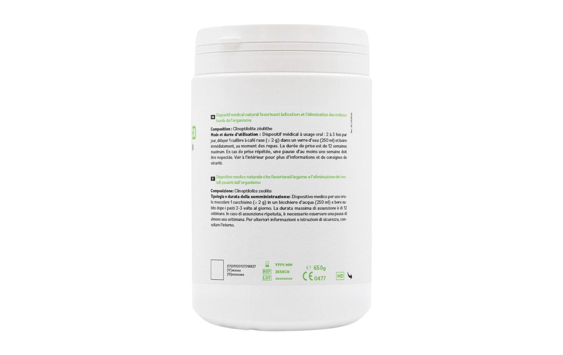 Vulkanmineralien Detox Pulver 650 gNatürliches Medizinprodukt