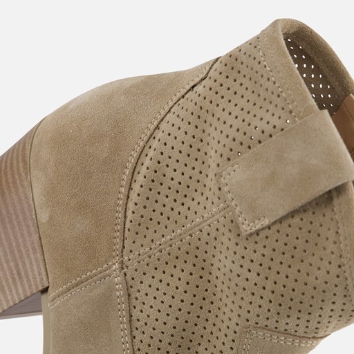 Linea Zeta Enkellaarsjes beige Suede