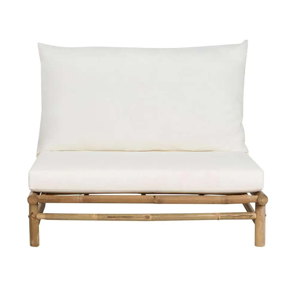 TODI - Loungeset voor 2 - Lichthout/Wit - Bamboe