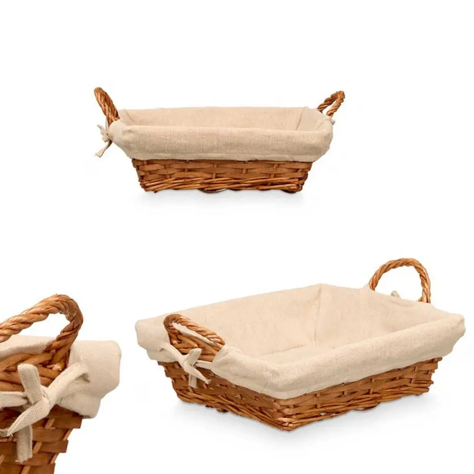 Kipit Storage Rieten mand - gevlochten riet - 35 x 28 x 13 cm