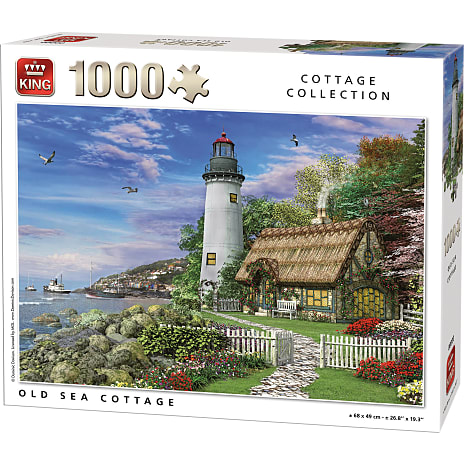 Fyrtårnshytte puslespil - 1000 brikker