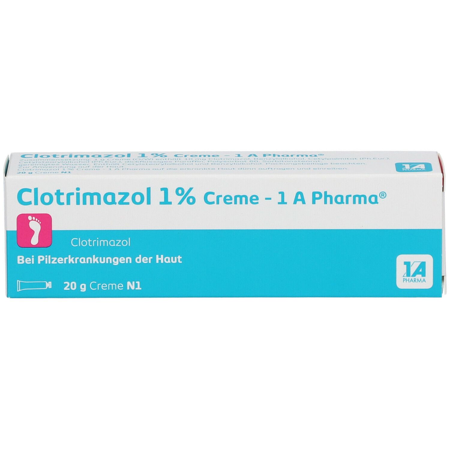 Clotrimazol 1% Creme - 1A Pharma®