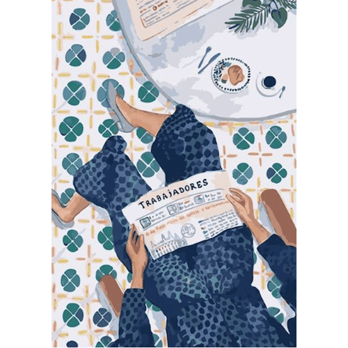 Peinture à numéros sur toile ten