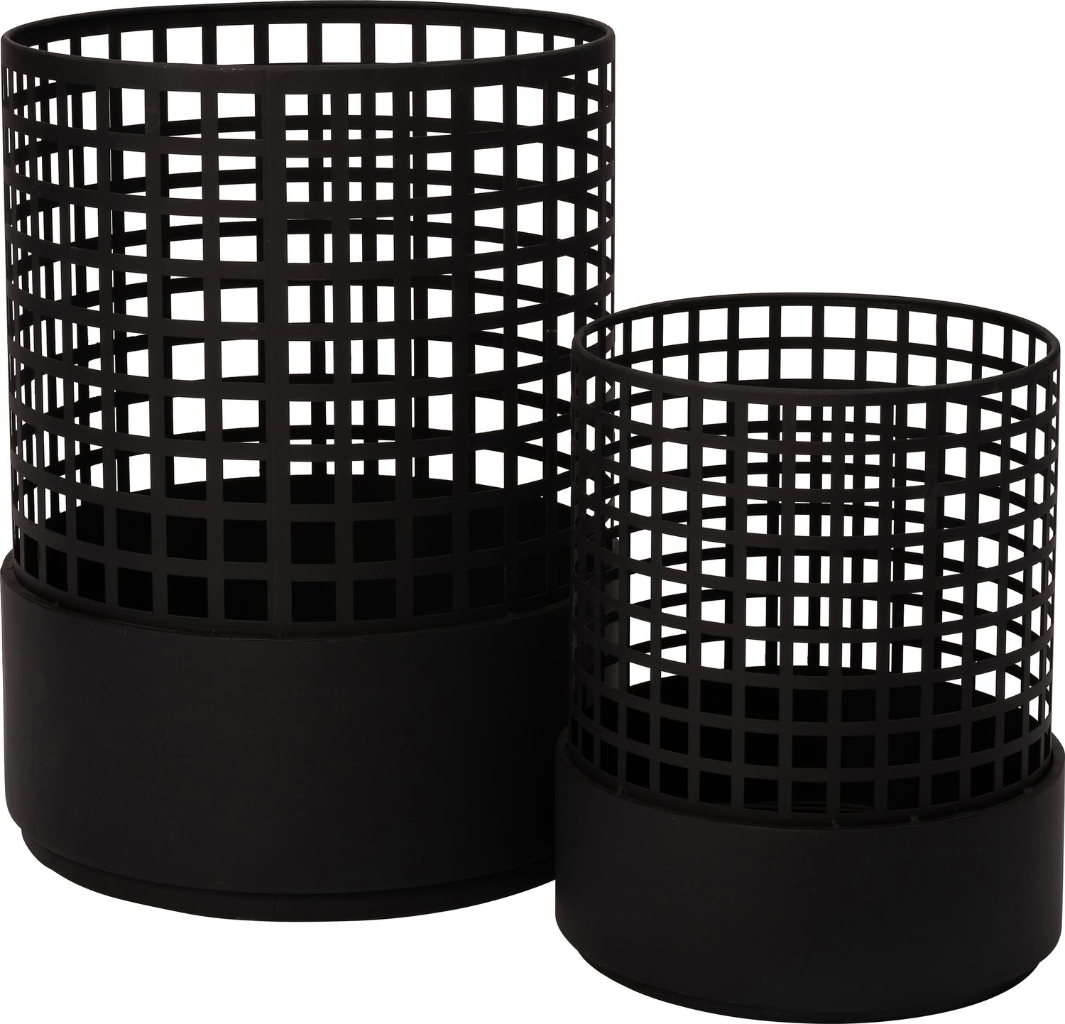 Intratuin vuurkorf grid zwart D 39 H 50 cm