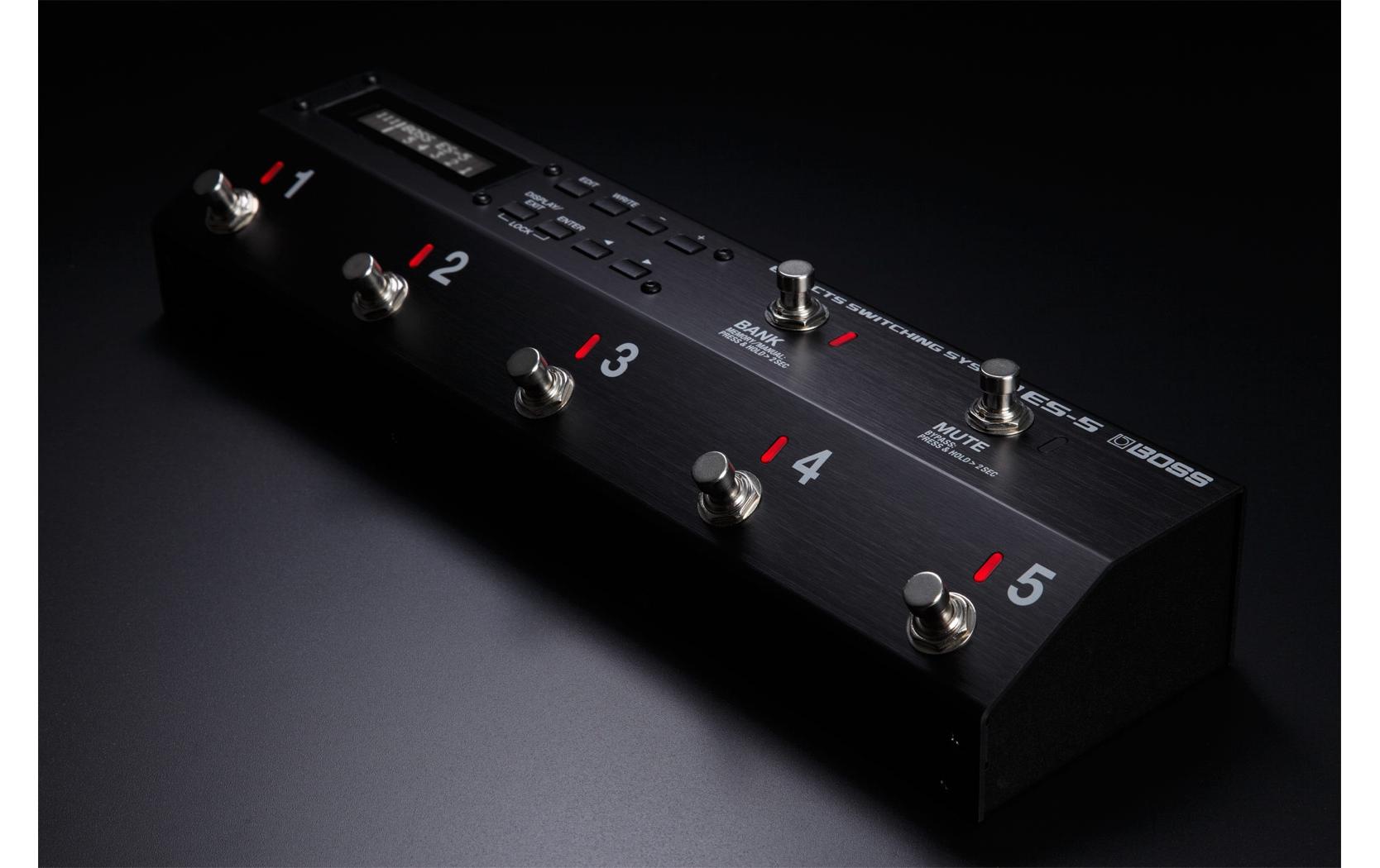 Effektgerät ES-5<br>5-fach Effekt-Loop-Switcher