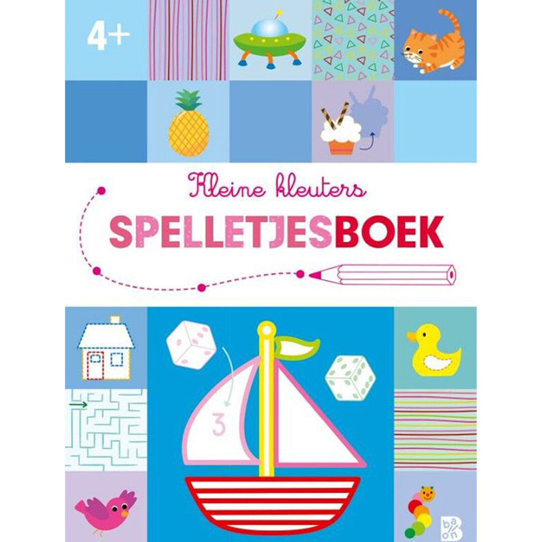 Uitgeverij ballon kleine kleuters spelletjesboek 4