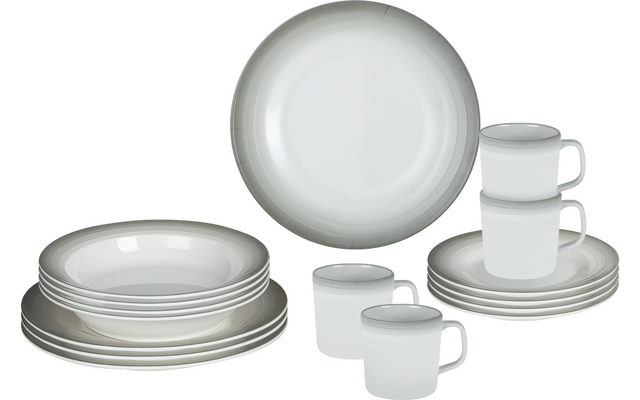 Brunner Melamine Geschirrset 16 teilig 4 Personen