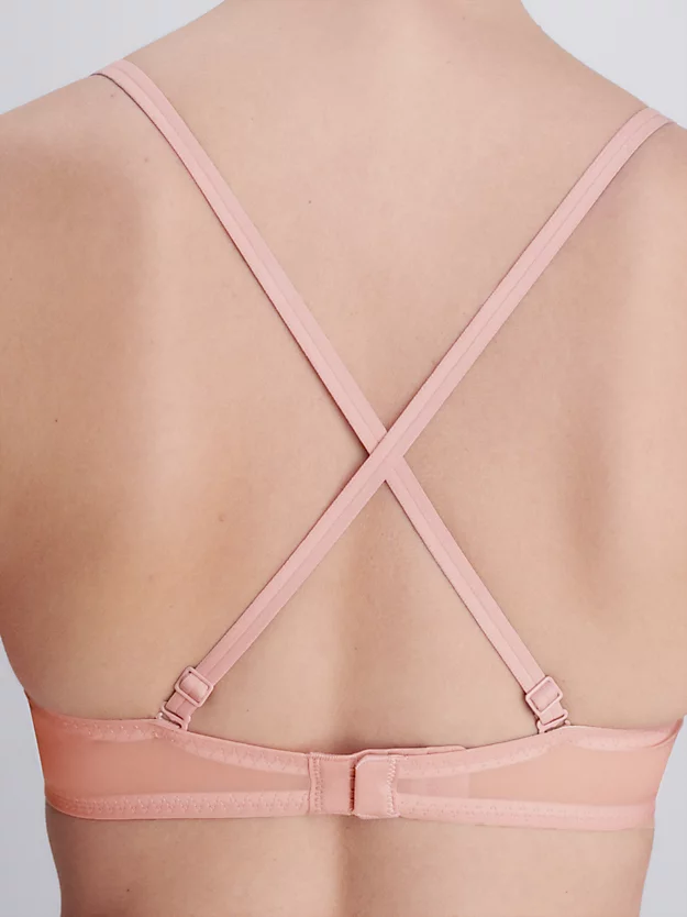 Sutiã camiseta - Marquisette transparente