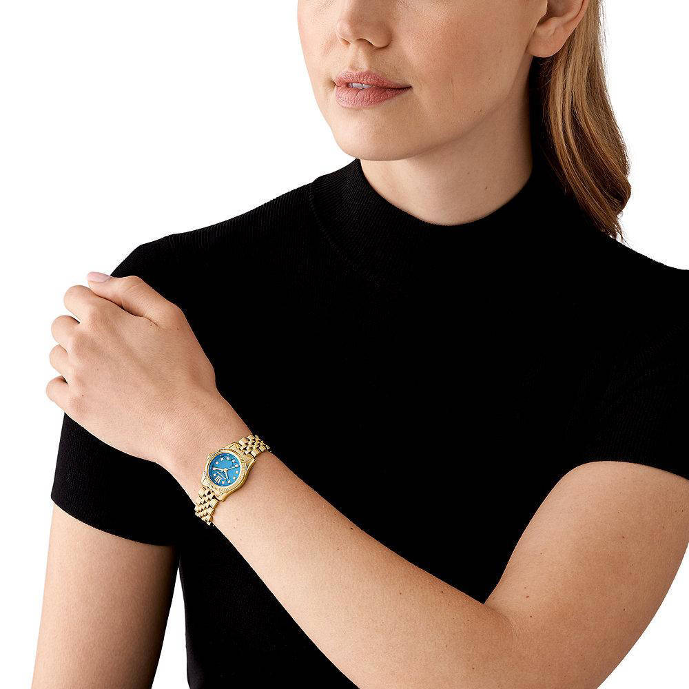 Michael Kors horloge MK4813 Lexington goudkleurig