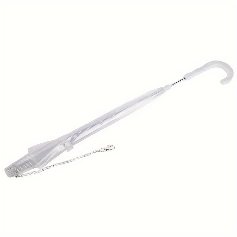 (Ø68cm) Hunde Regenschirm Haustier Outdoor Schirm Leine Regen Schutz - Transparent