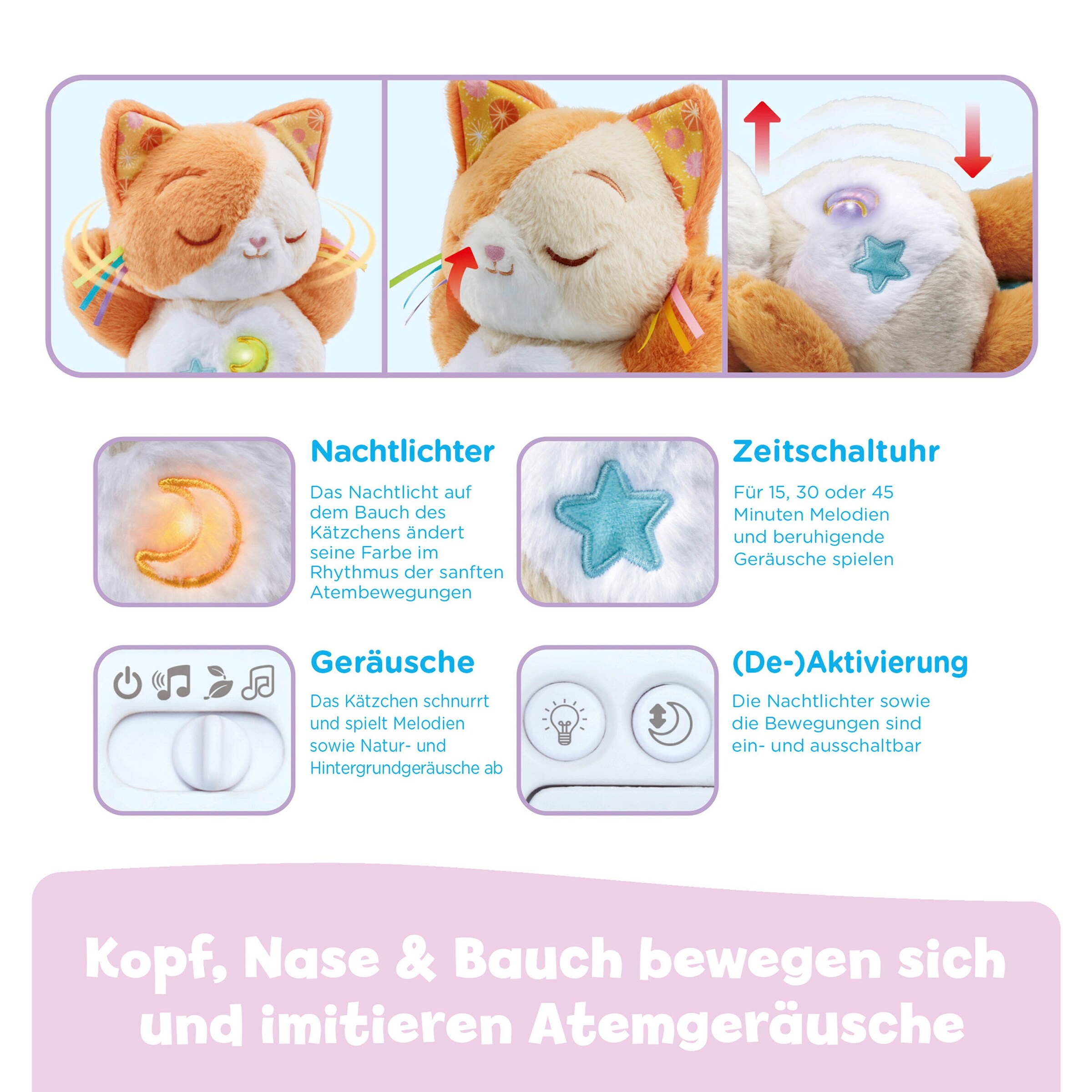 Vtech - VTech Baby Schlummer-Kätzchen