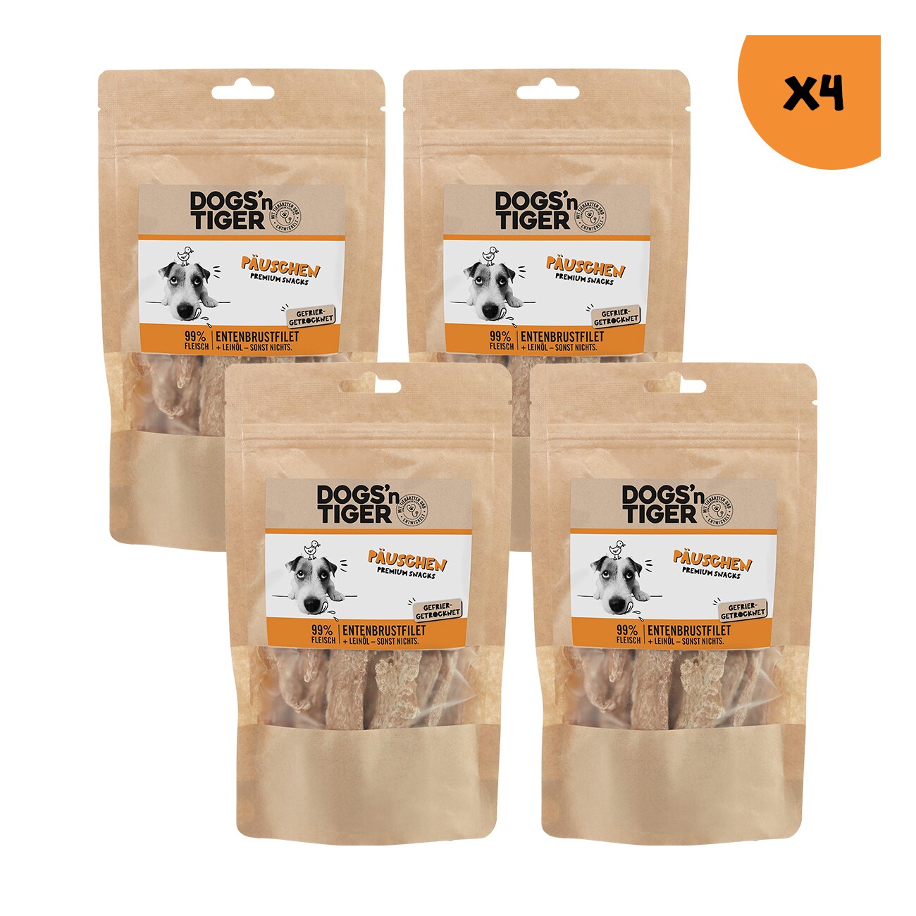 Dogs'n Tiger Päuschen | Ente 320 g