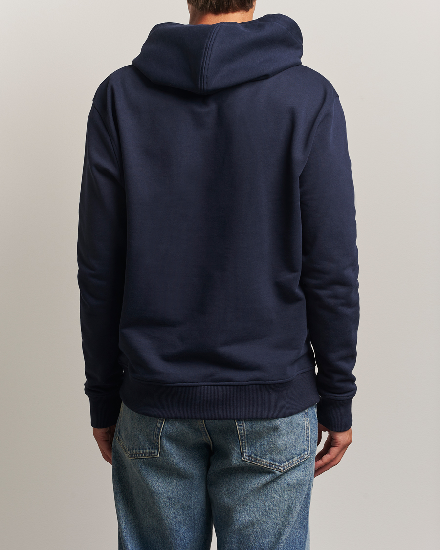 AMI Heart Logo Hoodie Night Blue