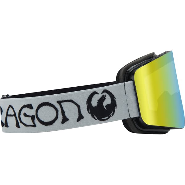 Masque de ski DRAGON R1 OTG BONUS CLASSICGREY/LLGOLDION+LLAMBER