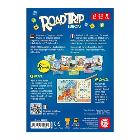 Game Factory Road Trip Europa