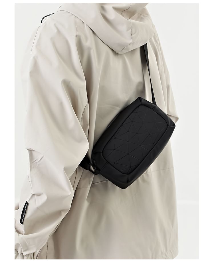SUNMAN - Crossbodytas met geometrisch patroon