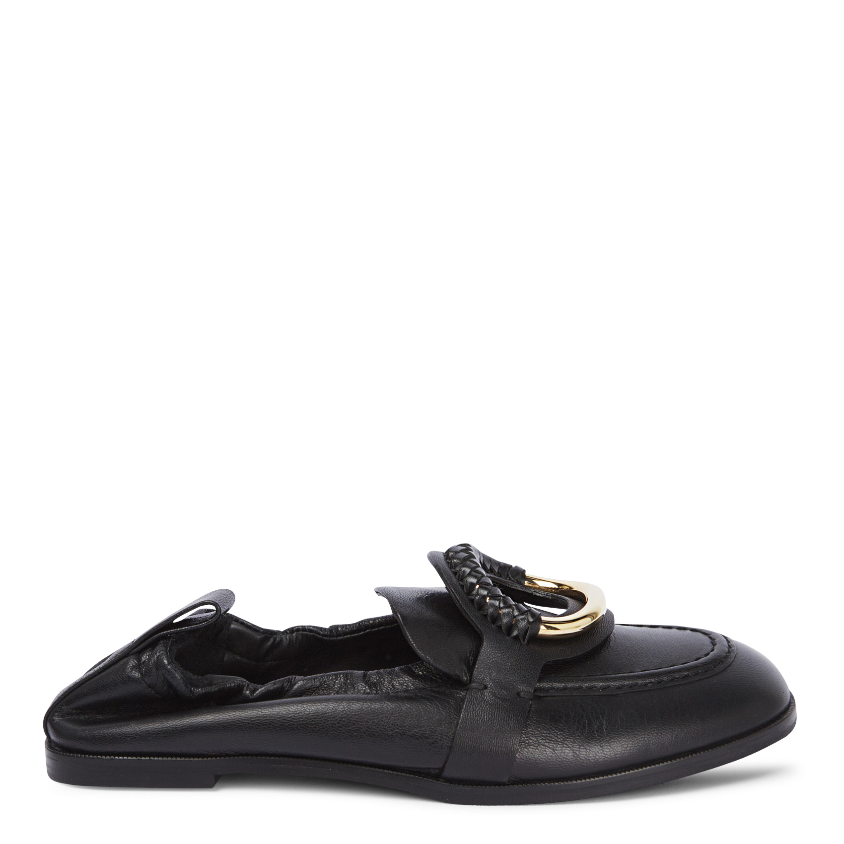 HANA - Mocassins à bouts ronds | Noir