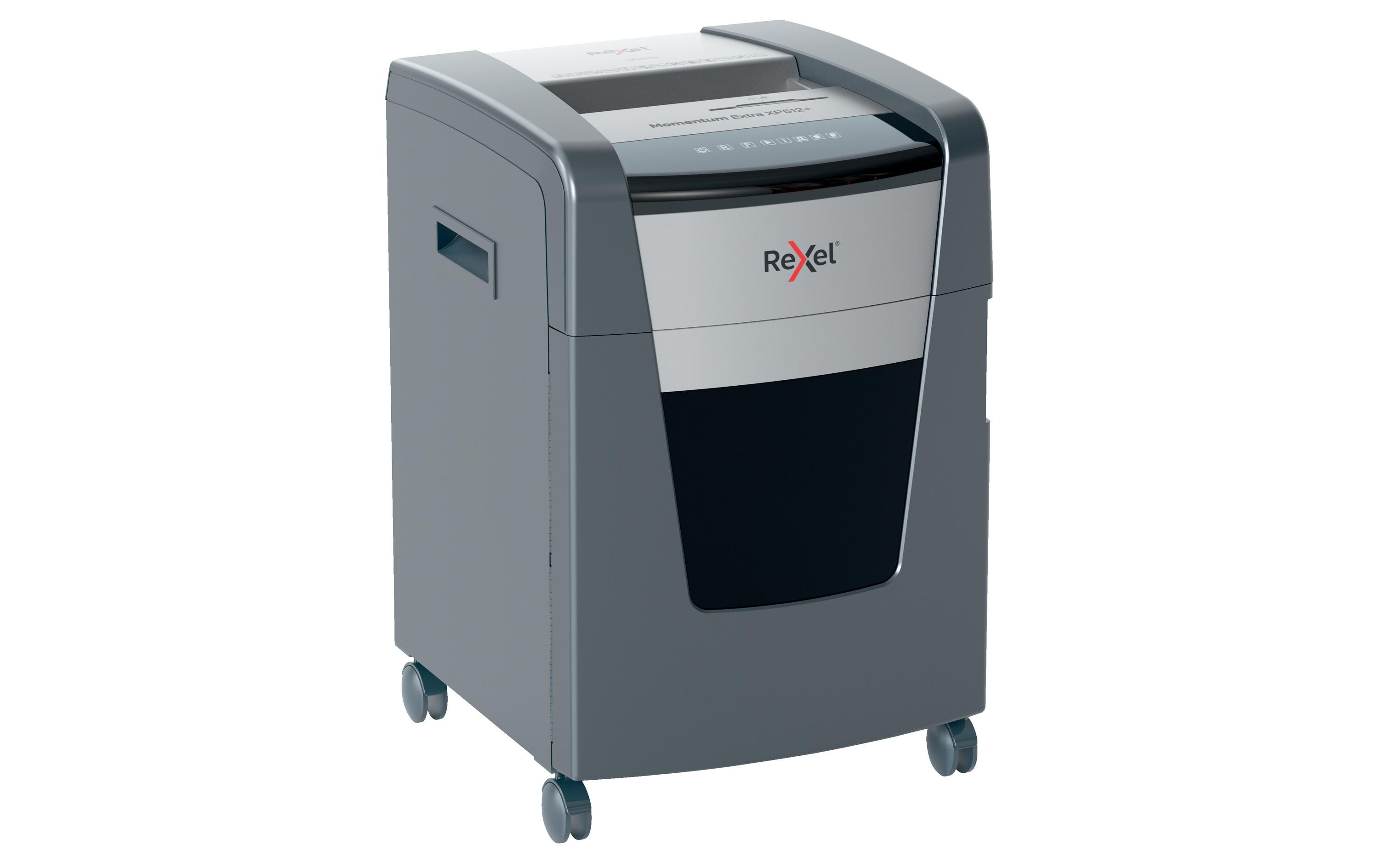 Aktenvernichter Momentum Extra XP512+ P-5, 12 Seiten<br>Manueller Aktenvernichter für die sichere und schnelle Vernichtung vertraulicher Unterlagen