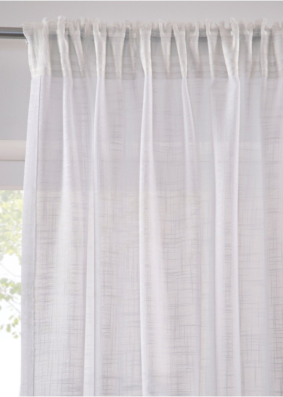 Panneau effet lin avec polyester recyclé (lot de 2)