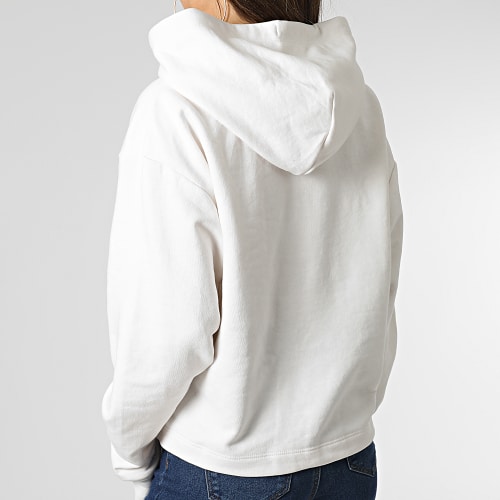 Sweat Capuche Femme Relaxed Essential Logo 4852 Beige Clair