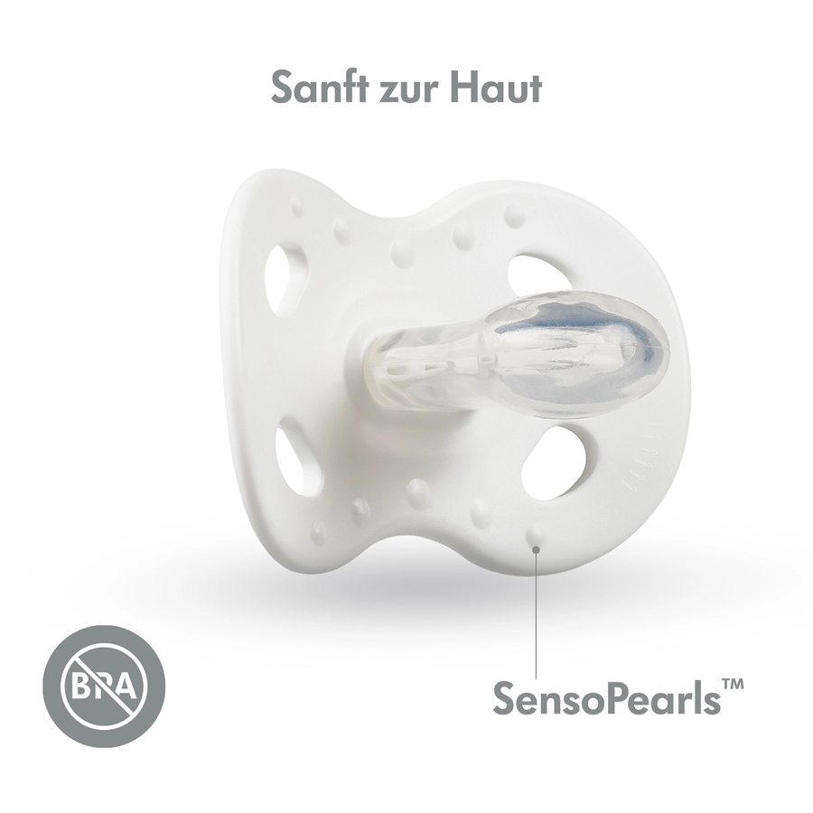 Medela Baby Schnuller Day & Night ab dem 18. Monat DUO Signature 4 Stück in weiß, rot