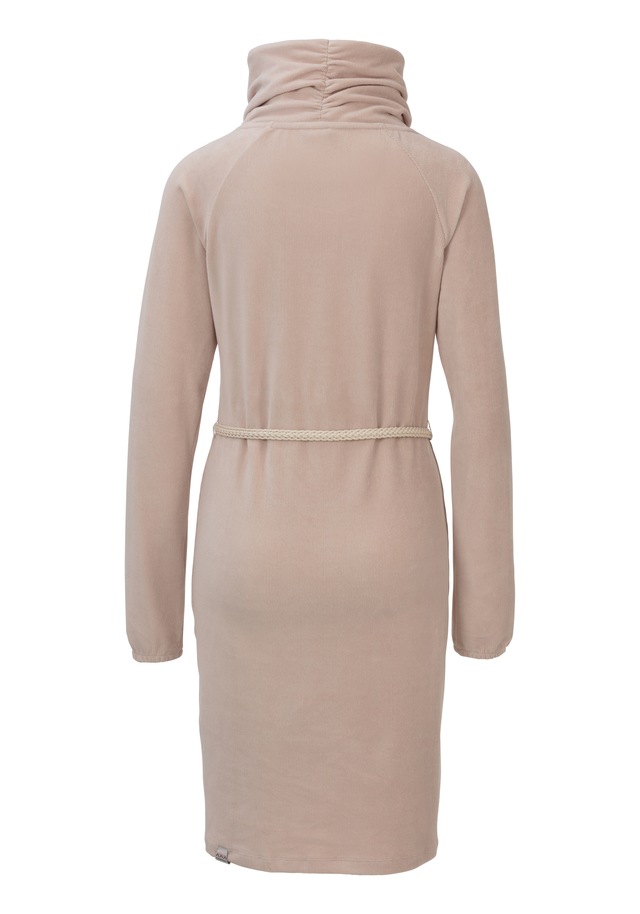 Ragwear Sweatkleid »BELITA« mit abnehmbarem Gürtel, 2 Stk. tlg. gerippte Cord Optik