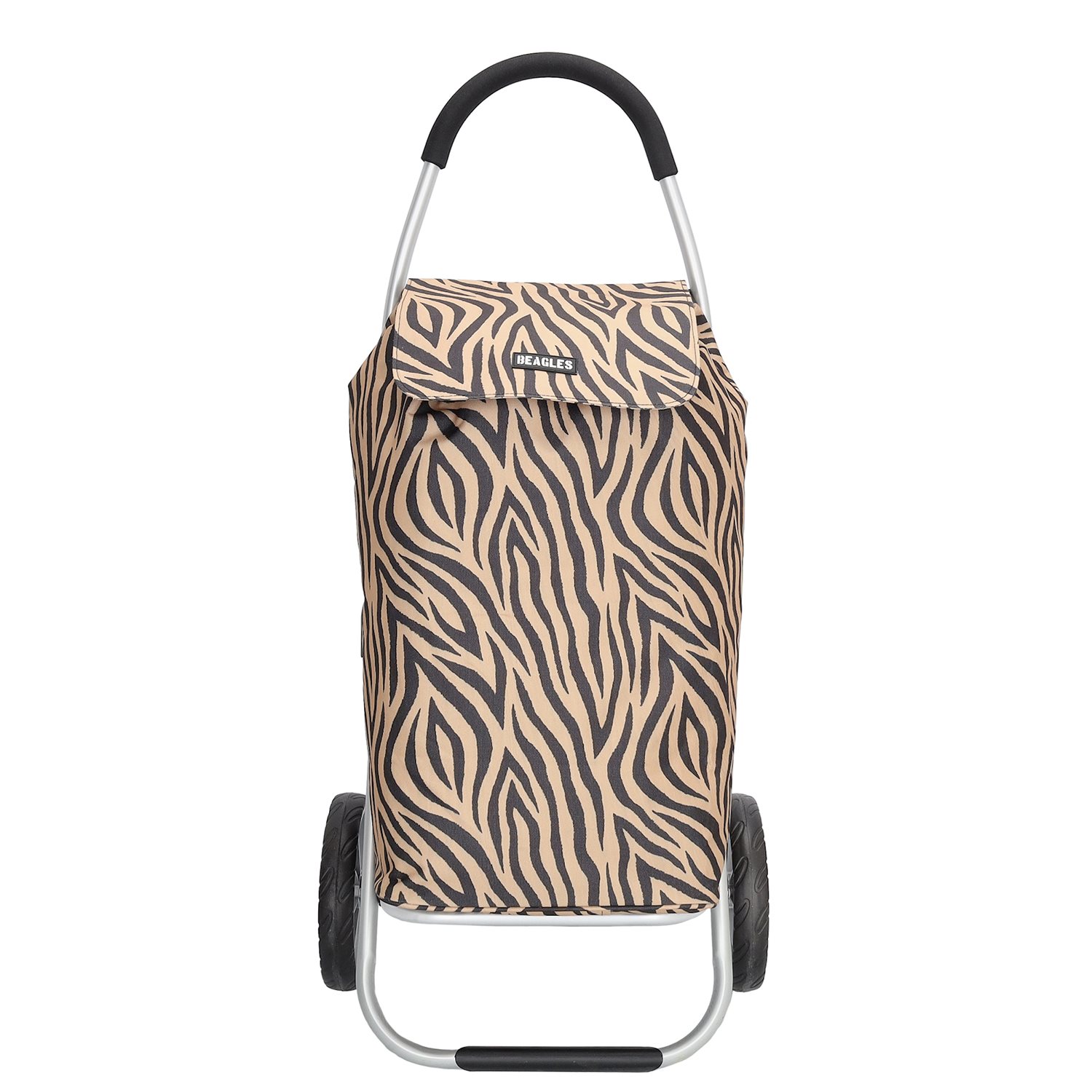 Beagles Alberic Shopping Trolley zebra brown