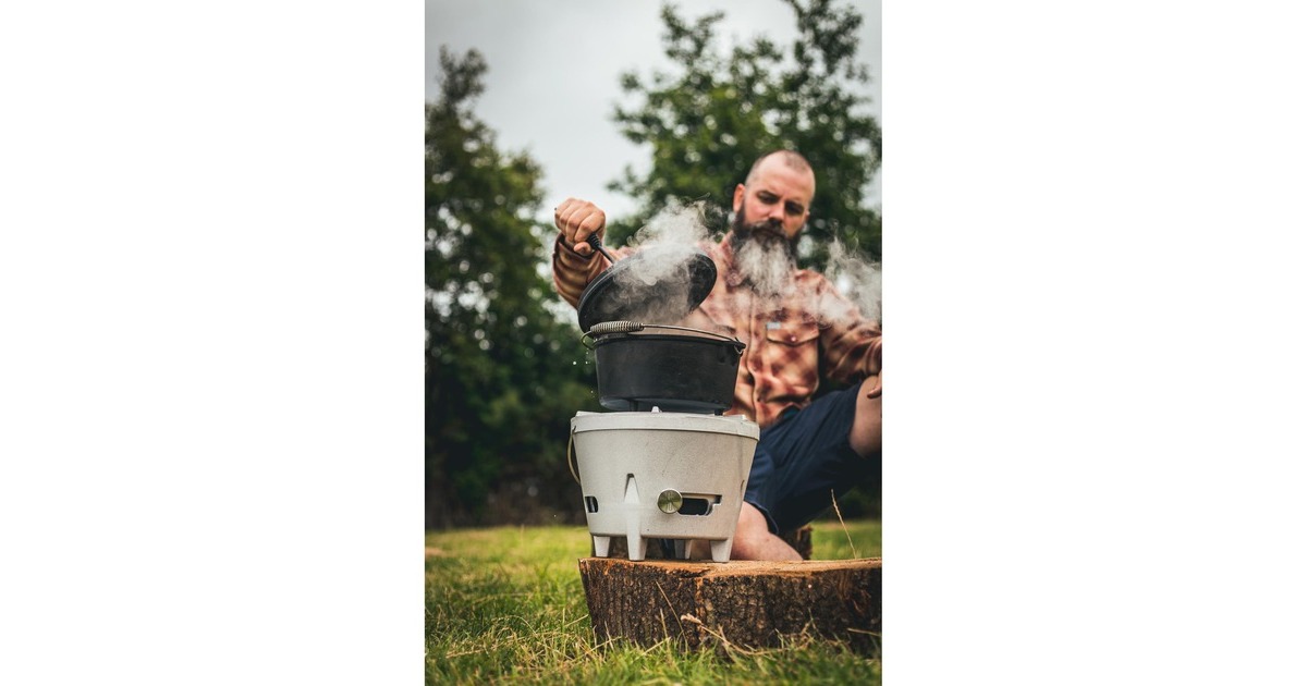 The WindmillDutch Oven 4,5 qt kookpan  (Zwart, Ø 25.5 cm | 3.8 liter)
