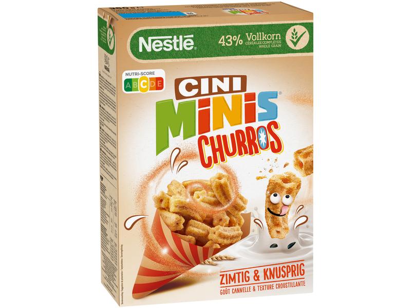Nestlé Cerealien Cini Minis Churros 360 g Frühstückscerealien mit Zimtgeschmack