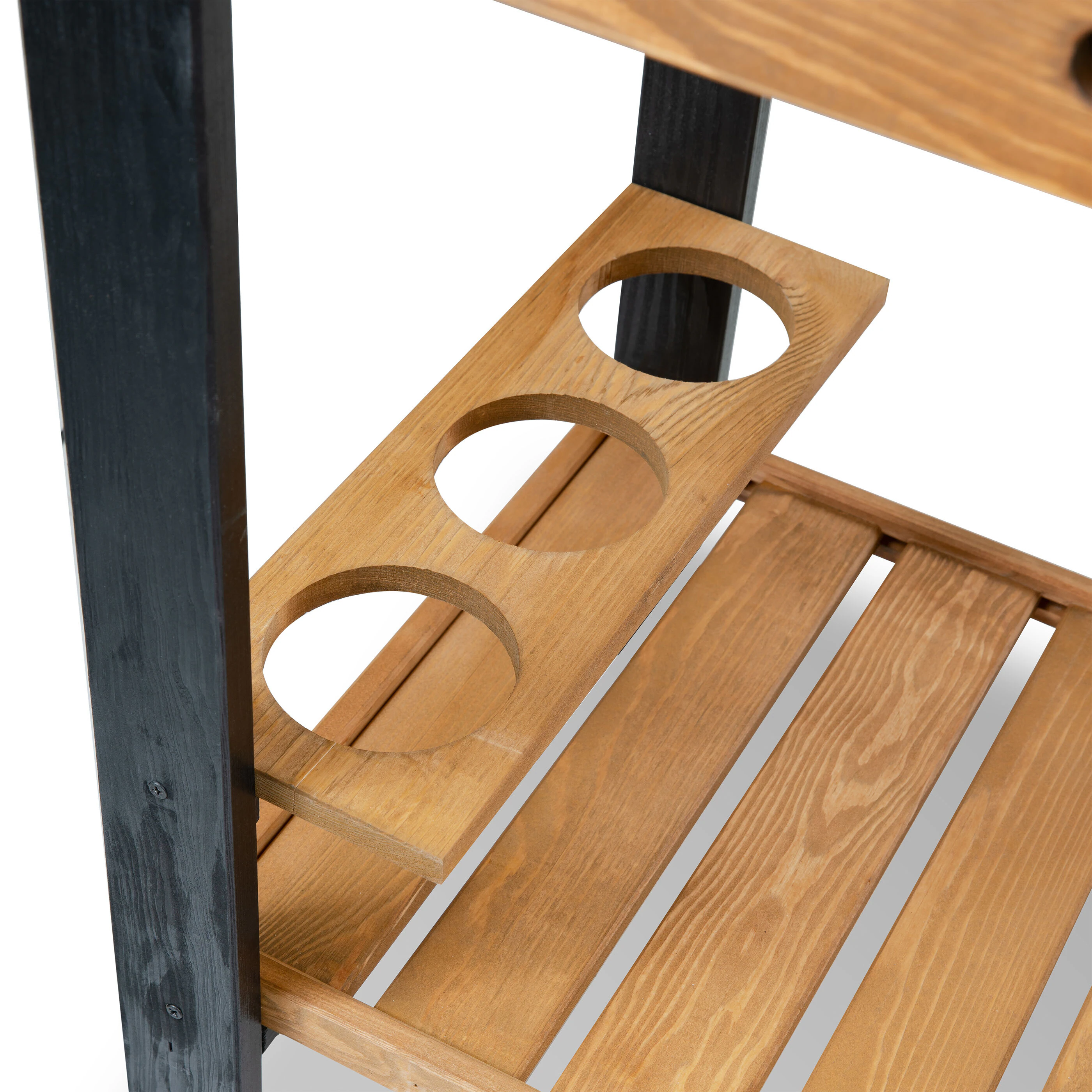 Grillwagen aus Holz 