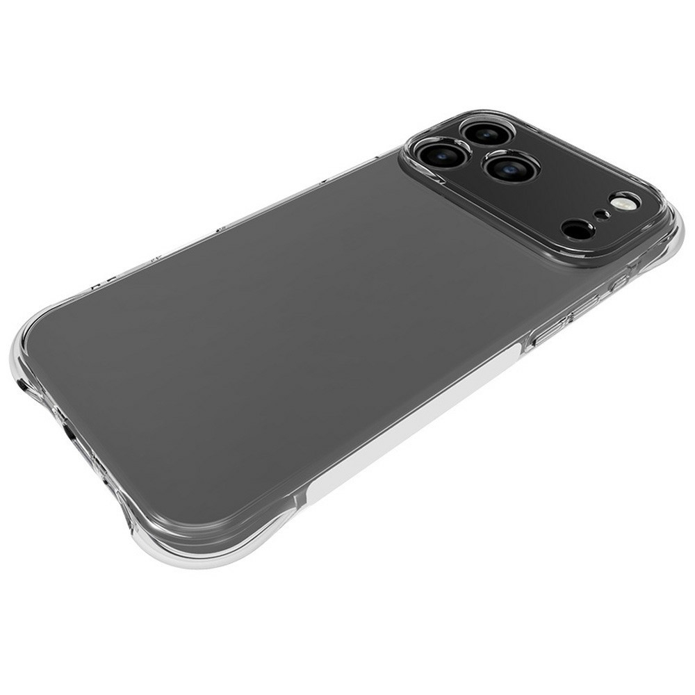 iPhone 17 Pro Max Gummi Hülle Case Slim Design mit Air Cushion Fallschutz - Transparent