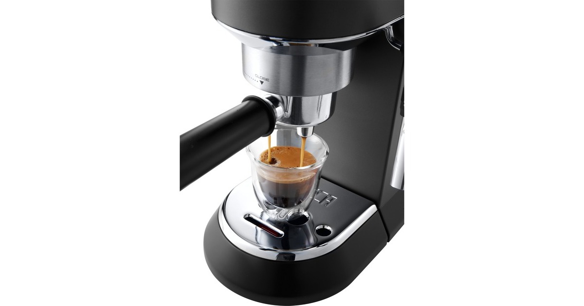 DeLonghiDedica Style EC 685.BK espressomachine  (Zwart/hoogglans zilver)