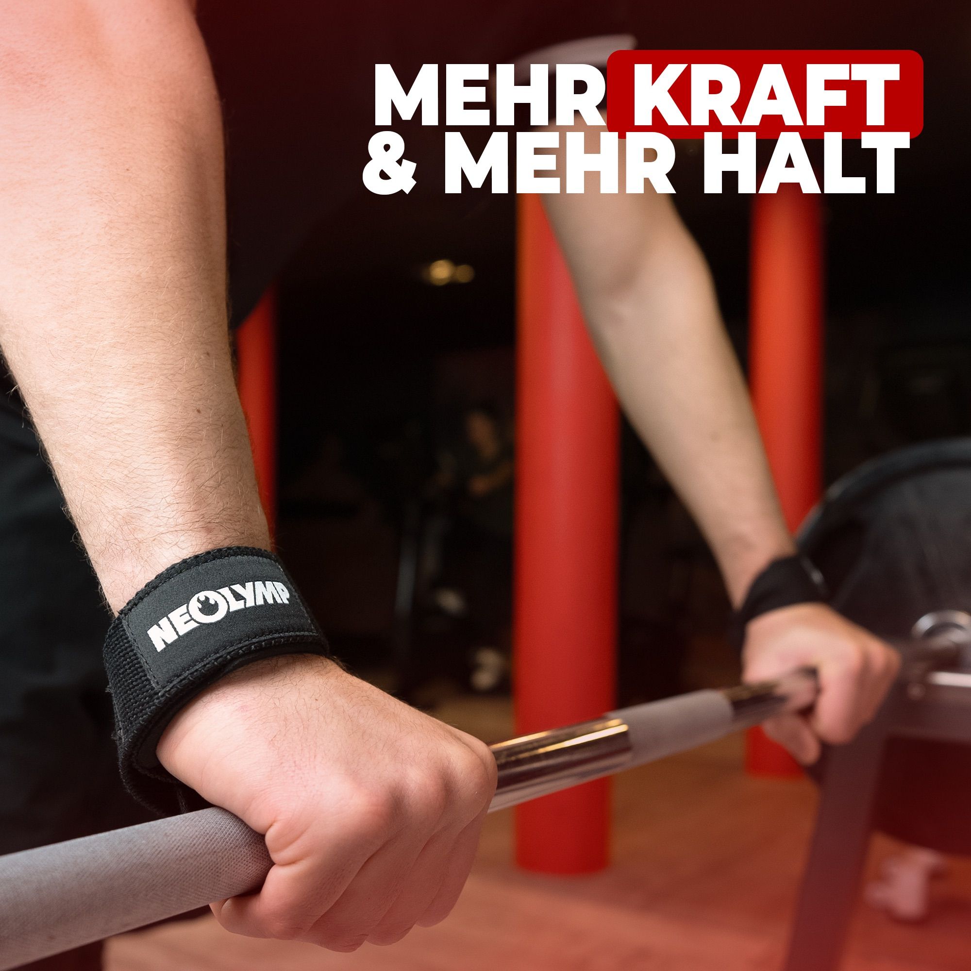 NEOLYMP Zughilfen Schwarz mit Silikon