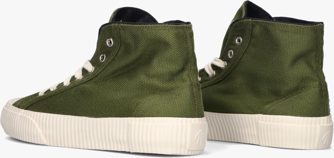 BAMBURISTA groene bamburista hoge sneaker ladybug paradiso high